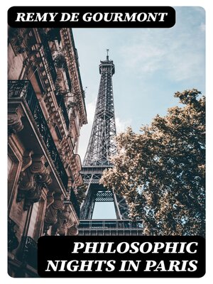 cover image of Philosophic Nights in Paris